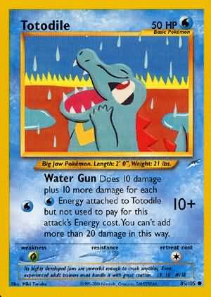 Totodile (85/105) [Neo Destiny Unlimited] | Sanctuary Gaming