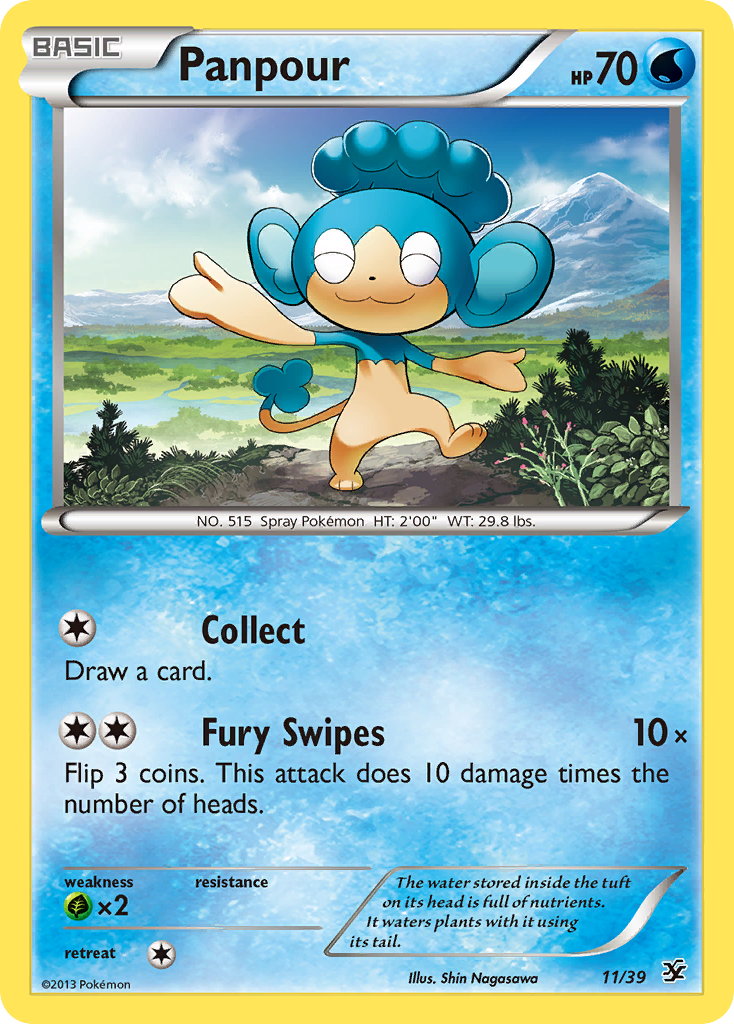 Panpour (11/39) [XY: Kalos Starter Set] | Sanctuary Gaming