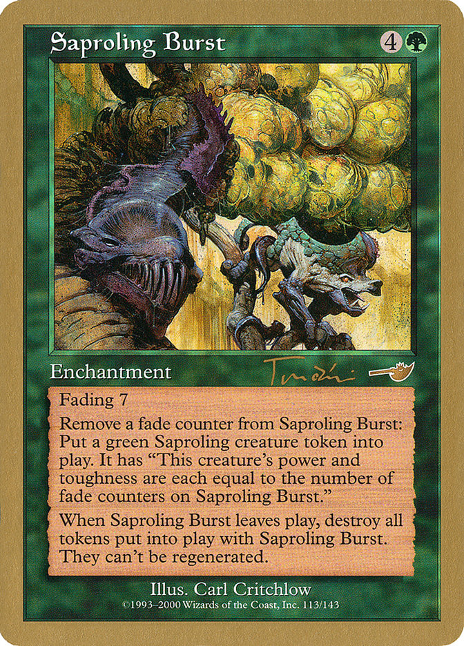 Saproling Burst (Jan Tomcani) [World Championship Decks 2001] | Sanctuary Gaming