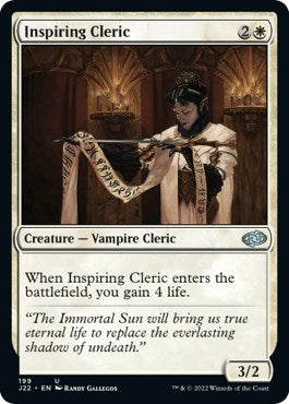 Inspiring Cleric [Jumpstart 2022] | Sanctuary Gaming