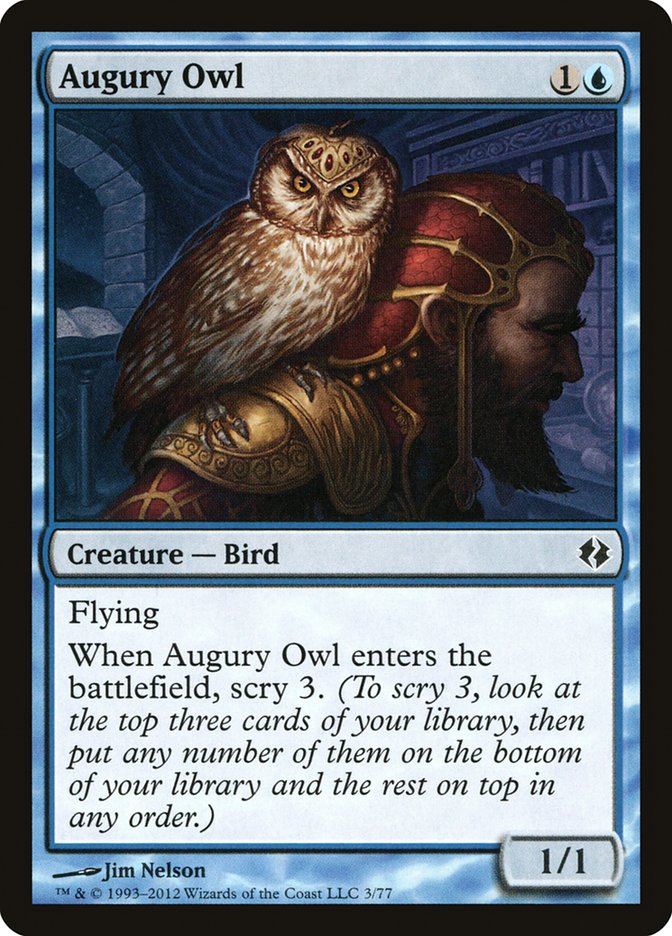 Augury Owl [Duel Decks: Venser vs. Koth] | Sanctuary Gaming