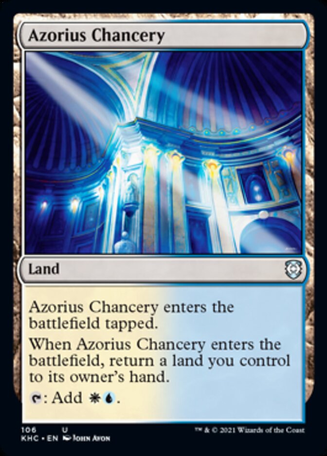 Azorius Chancery [Kaldheim Commander] | Sanctuary Gaming