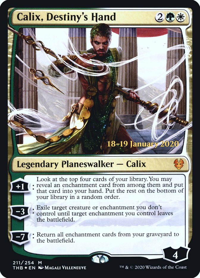 Calix, Destiny's Hand [Theros Beyond Death Prerelease Promos] | Sanctuary Gaming