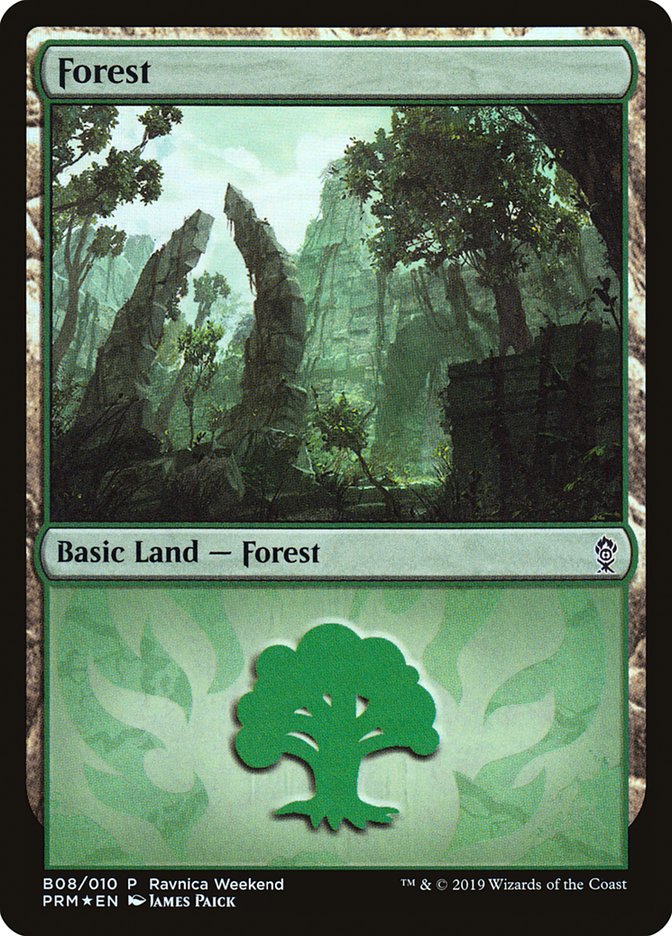 Forest (B08) [Ravnica Allegiance Guild Kit] | Sanctuary Gaming
