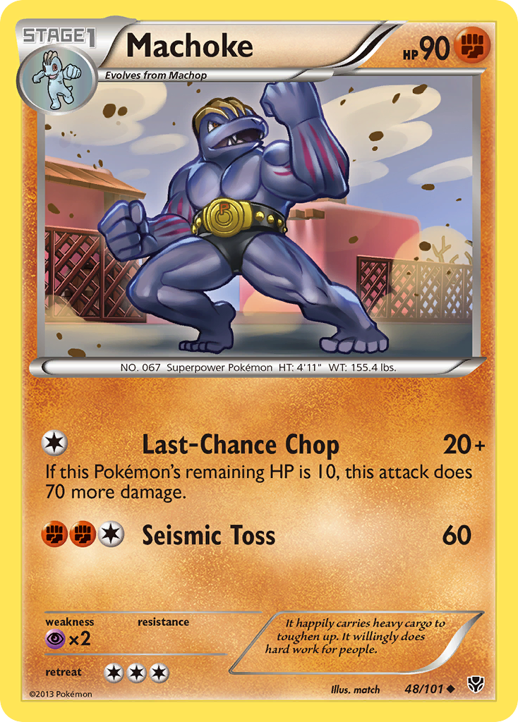 Machoke (48/101) [Black & White: Plasma Blast] | Sanctuary Gaming