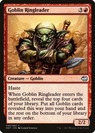 Goblin Ringleader [Duel Decks: Merfolk vs. Goblins] | Sanctuary Gaming