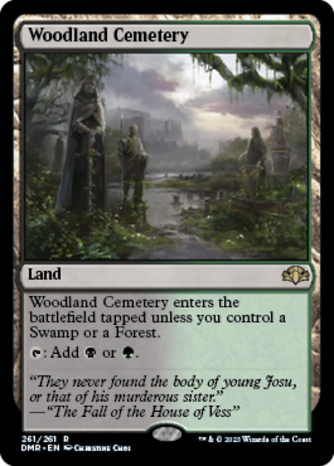 Woodland Cemetery [Dominaria Remastered] | Sanctuary Gaming