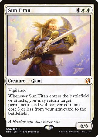 Sun Titan [Commander 2019] | Sanctuary Gaming