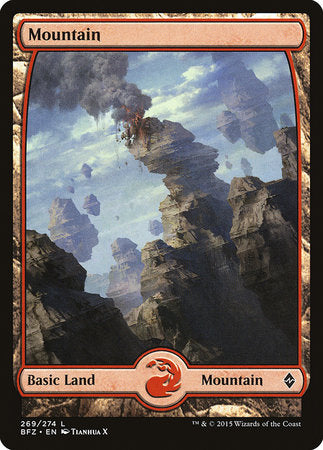 Mountain (269) - Full Art [Battle for Zendikar] | Sanctuary Gaming