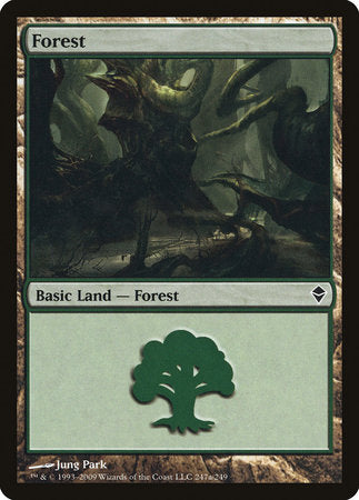 Forest (247a) [Zendikar] | Sanctuary Gaming