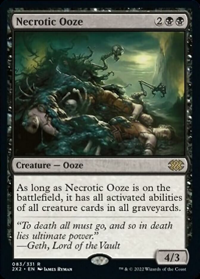 Necrotic Ooze [Double Masters 2022] | Sanctuary Gaming