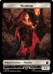 Warrior // Mark of the Rani Double-Sided Token [Doctor Who Tokens] | Sanctuary Gaming