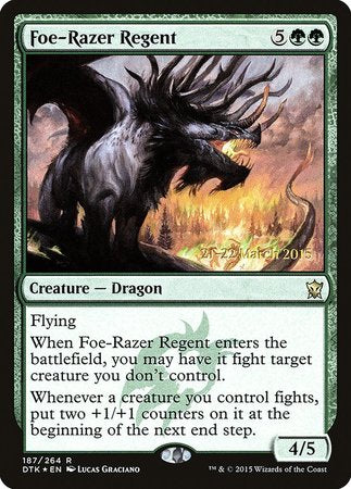 Foe-Razer Regent [Dragons of Tarkir Promos] | Sanctuary Gaming
