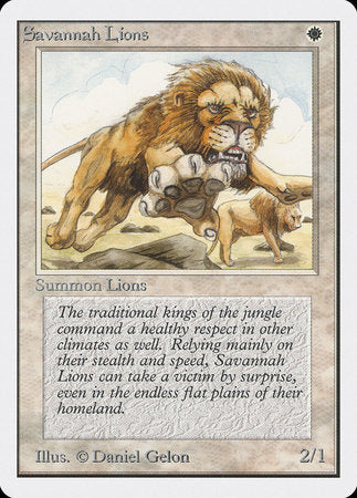 Savannah Lions [Unlimited Edition] | Sanctuary Gaming