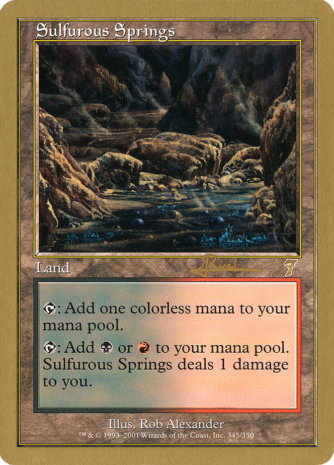 Sulfurous Springs (Antoine Ruel) [World Championship Decks 2001] | Sanctuary Gaming