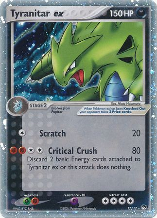 Tyranitar ex (17/17) (Holo) [POP Series 1] | Sanctuary Gaming