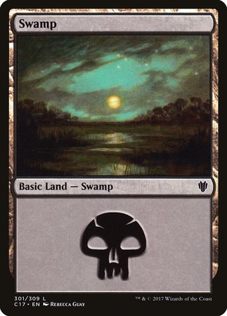 Swamp (301) [Commander 2017] | Sanctuary Gaming