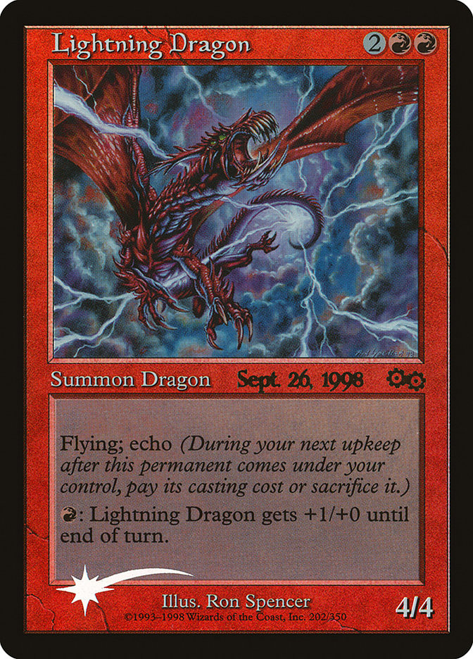 Lightning Dragon [Urza's Saga Promos] | Sanctuary Gaming