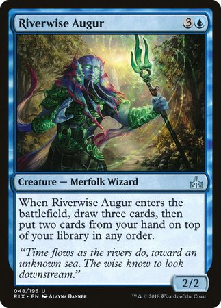 Riverwise Augur [Rivals of Ixalan] | Sanctuary Gaming