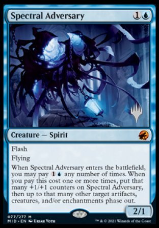 Spectral Adversary (Promo Pack) [Innistrad: Midnight Hunt Promos] | Sanctuary Gaming
