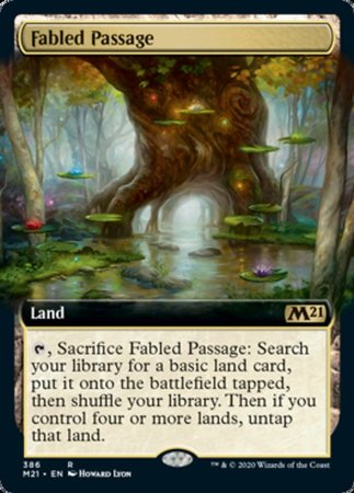 Fabled Passage (Extended Art) [Core Set 2021] | Sanctuary Gaming