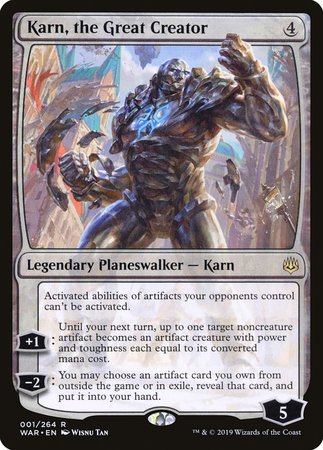 Karn, the Great Creator [War of the Spark] | Sanctuary Gaming