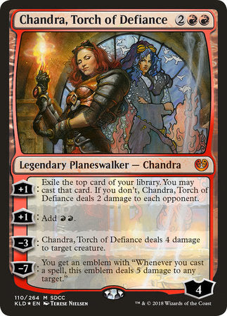 Chandra, Torch of Defiance (SDCC 2018 EXCLUSIVE) [San Diego Comic-Con 2018] | Sanctuary Gaming