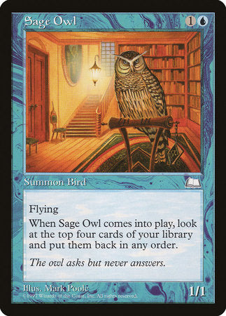 Sage Owl [Weatherlight] | Sanctuary Gaming