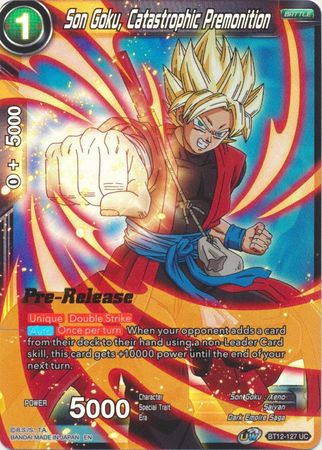 Son Goku, Catastrophic Premonition (BT12-127) [Vicious Rejuvenation Prerelease Promos] | Sanctuary Gaming