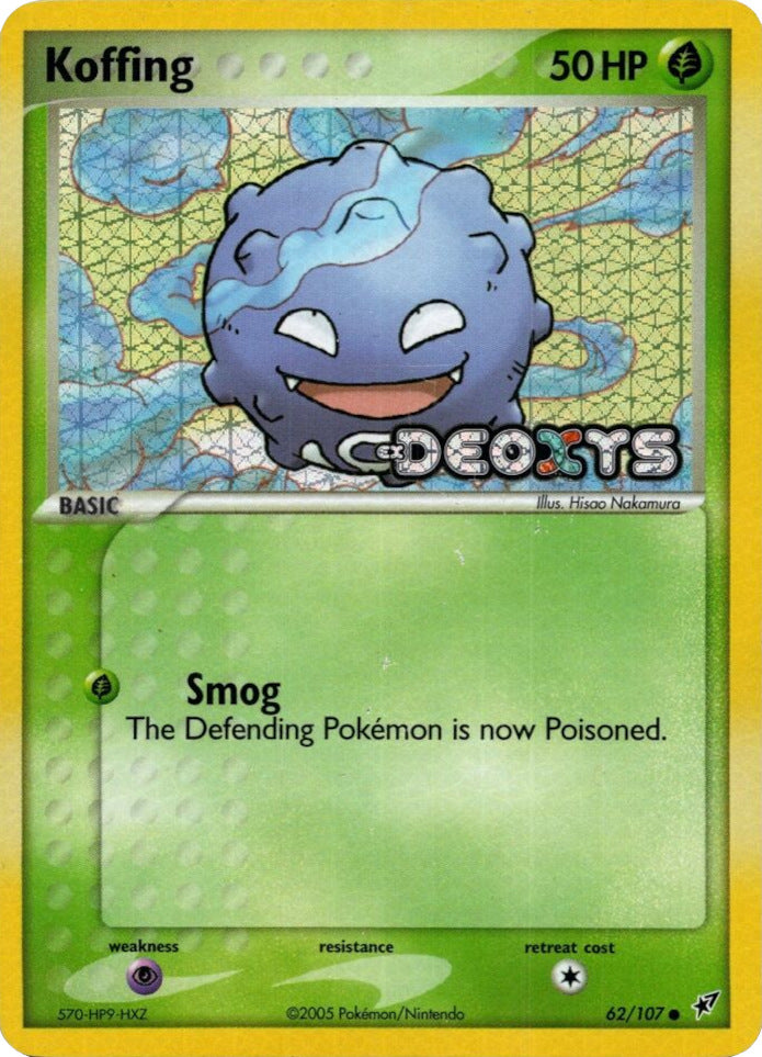 Koffing (62/107) (Stamped) [EX: Deoxys] | Sanctuary Gaming