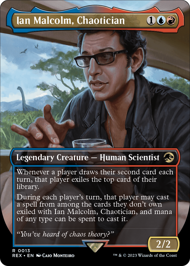 Ian Malcolm, Chaotician (Borderless) [Jurassic World Collection] | Sanctuary Gaming