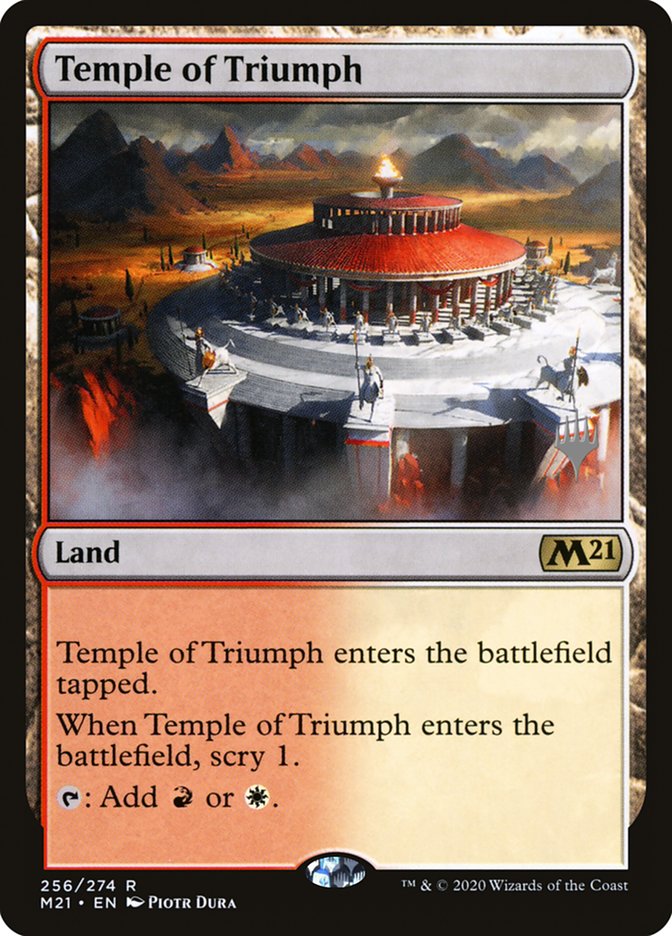 Temple of Triumph (Promo Pack) [Core Set 2021 Promos] | Sanctuary Gaming