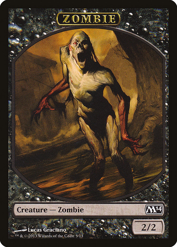 Zombie [Magic 2014 Tokens] | Sanctuary Gaming