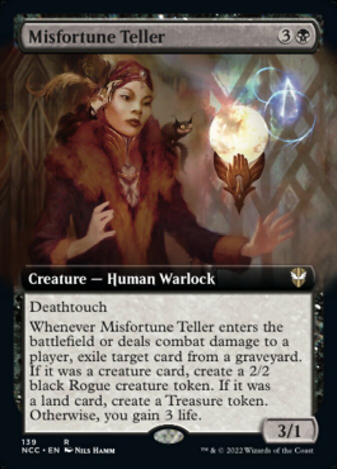 Misfortune Teller (Extended Art) [Streets of New Capenna Commander] | Sanctuary Gaming