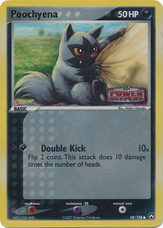 Poochyena (58/108) (Stamped) [EX: Power Keepers] | Sanctuary Gaming