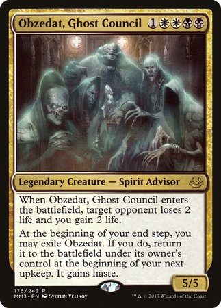 Obzedat, Ghost Council [Modern Masters 2017] | Sanctuary Gaming