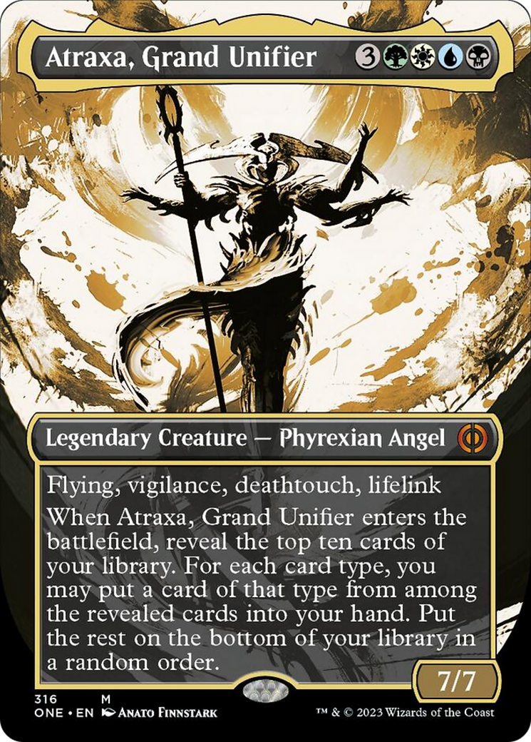 Atraxa, Grand Unifier (Borderless Ichor) [Phyrexia: All Will Be One] | Sanctuary Gaming