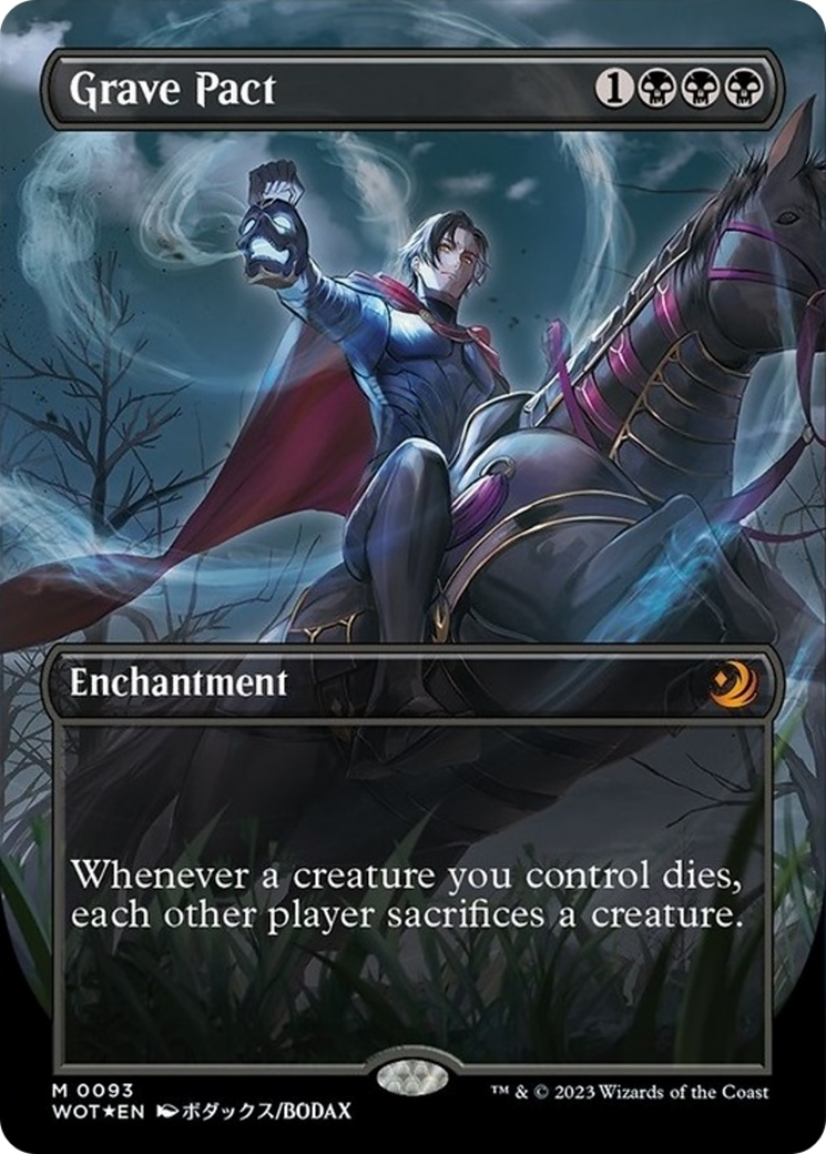 Grave Pact (Anime Borderless) (Confetti Foil) [Wilds of Eldraine: Enchanting Tales] | Sanctuary Gaming