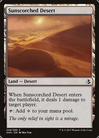Sunscorched Desert [Amonkhet] | Sanctuary Gaming