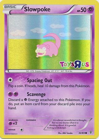 Slowpoke (32/83) (Toys R Us Promo) [XY: Generations] | Sanctuary Gaming