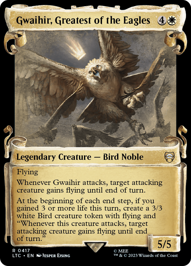 Gwaihir, Greatest of the Eagles [The Lord of the Rings: Tales of Middle-Earth Commander Showcase Scrolls] | Sanctuary Gaming