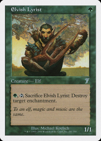 Elvish Lyrist [Seventh Edition] | Sanctuary Gaming