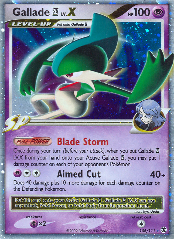 Gallade LV.X (106/111) [Platinum: Rising Rivals] | Sanctuary Gaming