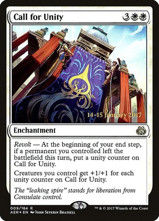 Call for Unity [Aether Revolt Promos] | Sanctuary Gaming