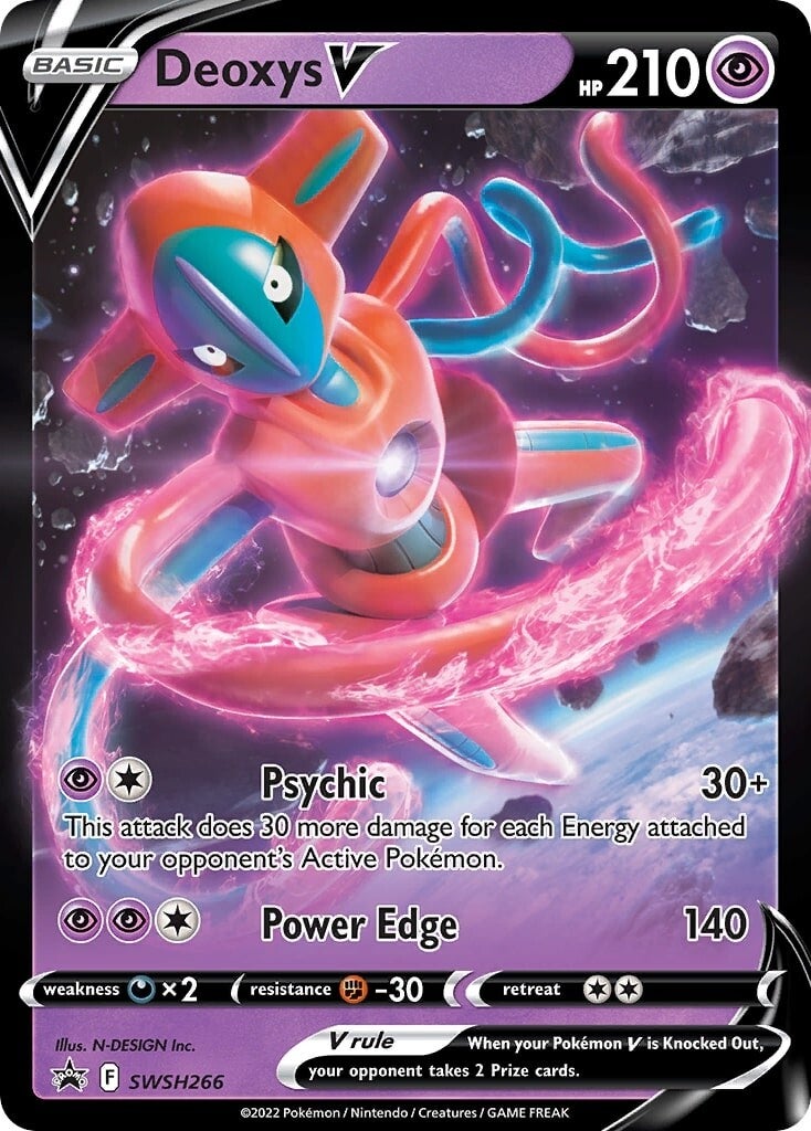 Deoxys V (SWSH266) [Sword & Shield: Black Star Promos] | Sanctuary Gaming