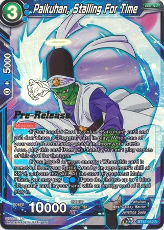 Paikuhan, Supporting His Comrades (BT12-044) [Vicious Rejuvenation Prerelease Promos] | Sanctuary Gaming