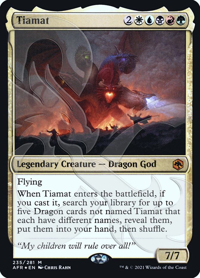 Tiamat (Ampersand Promo) [Dungeons & Dragons: Adventures in the Forgotten Realms Promos] | Sanctuary Gaming