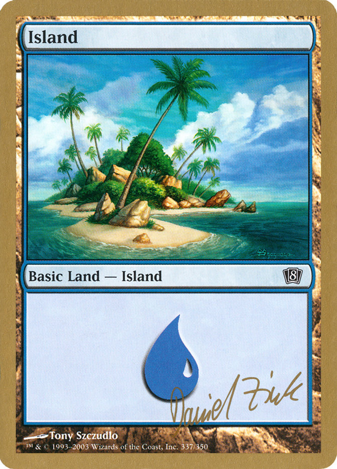 Island (dz337) (Daniel Zink) [World Championship Decks 2003] | Sanctuary Gaming