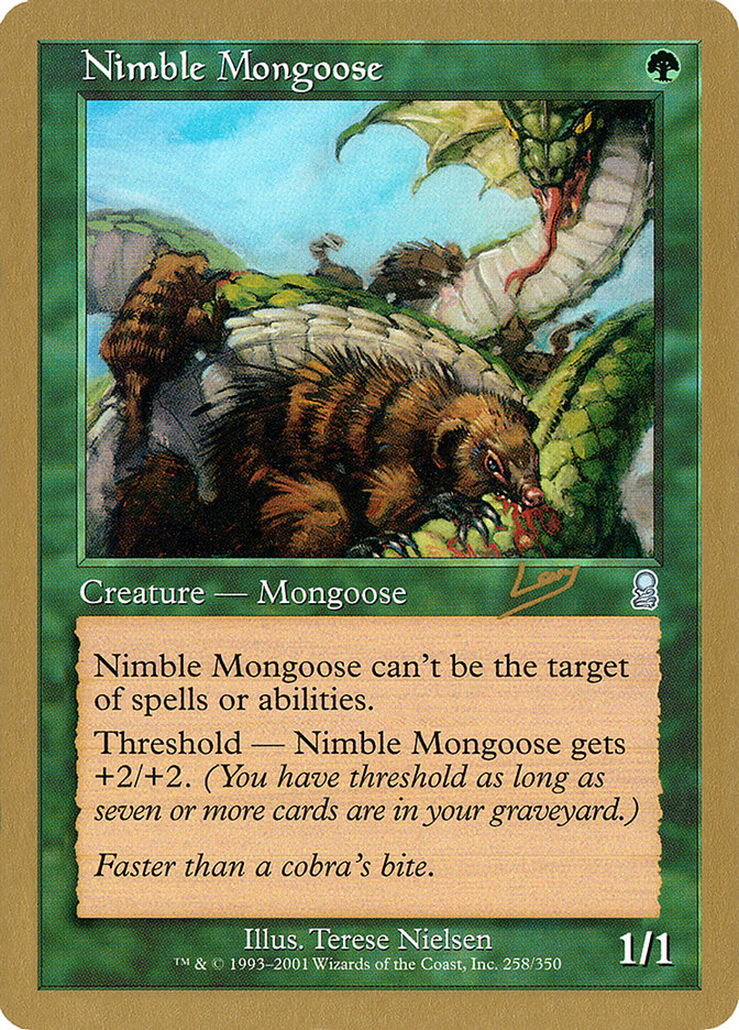 Nimble Mongoose (Raphael Levy) [World Championship Decks 2002] | Sanctuary Gaming