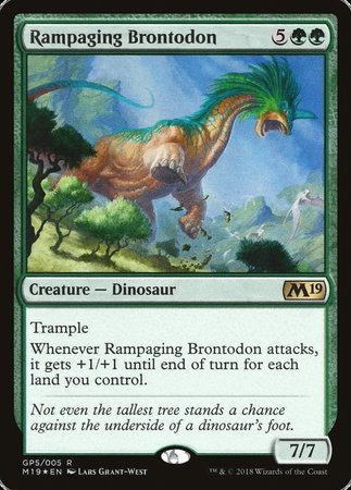 Rampaging Brontodon (2018 Gift Pack) [M19 Gift Pack] | Sanctuary Gaming